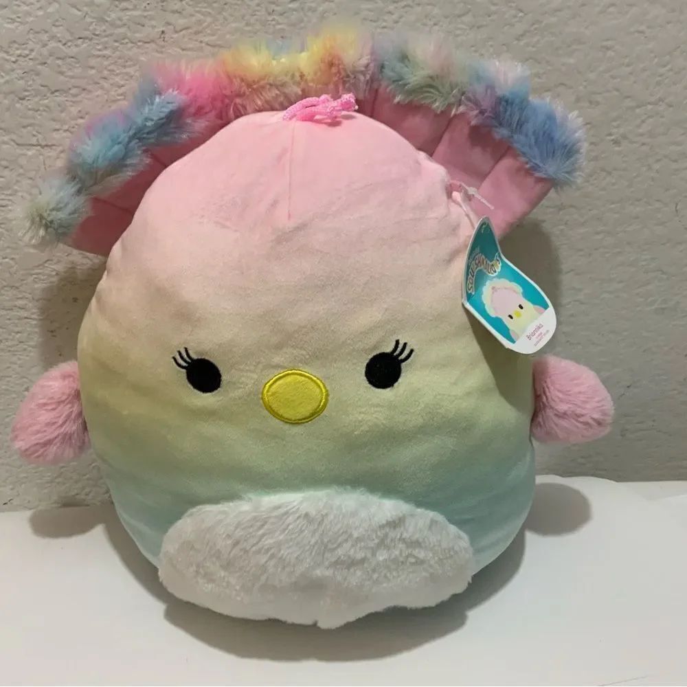 Squishmallows Briannika the Peacock 12” Stuffed Plush KellyToy Spring